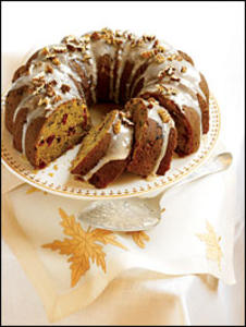 Pumpkin Cake with Icing