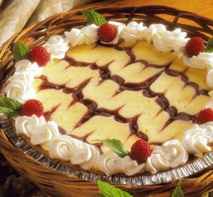 Raspberry Swirl Cheesecake