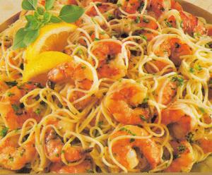 Garlic Shrimp and Pasta