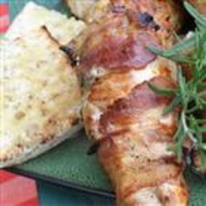 Grilled Chicken with Rosemary and Bacon