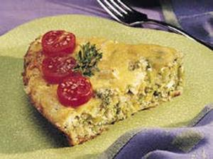 Impossibly Easy Chicken 'n Broccoli Pie