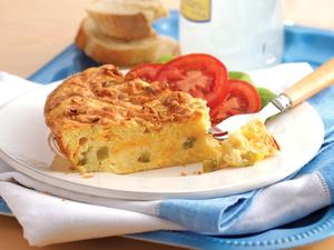 Impossibly Easy Triple Cheese Pie