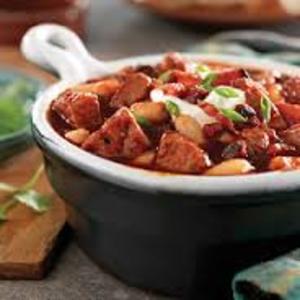 Pork, Yam and Apple Skillet