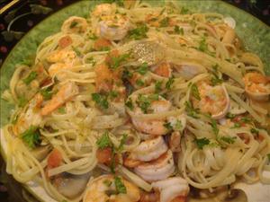 Italian Shrimp Fettuccine