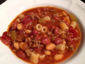 Pasta Fagioli in the Crockpot