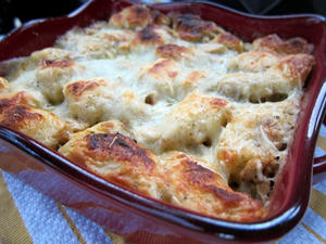 White Bubble Up Pizza