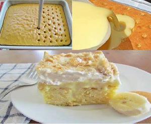 Banana Cream Cake