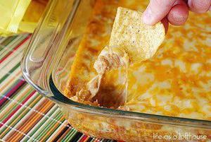Texas Trash Warm Bean Dip