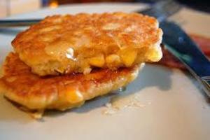 Favorite Corn Fritters with Creamed Corn