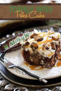 Milky Way Poke Cake