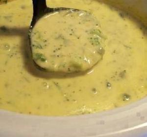 Broccoli cheese Soup for the Crockpot