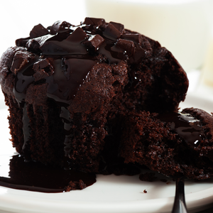 Triple Chocolate Chunk Cupcakes