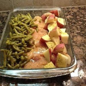 Chicken, Potatoes and Green Beans