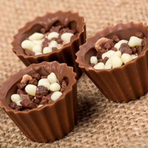 Homemade Chocolate Cups