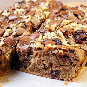 Quick and Easy Brownie Turtle Bars