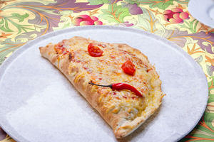 Three Cheese Pizza Calzone