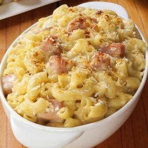 Ham and Cheese Pasta Bake