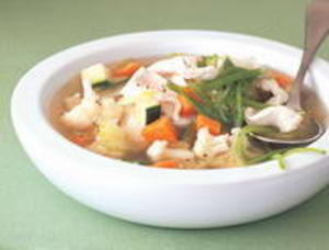 Chicken Vegetable with Dumplings Soup